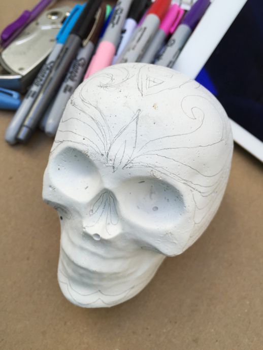 3D skull project with ShapeCrete