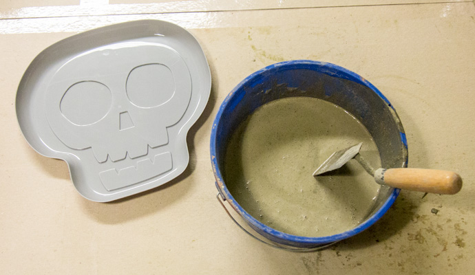 Day of the Dead Skull with ShapeCrete Mix